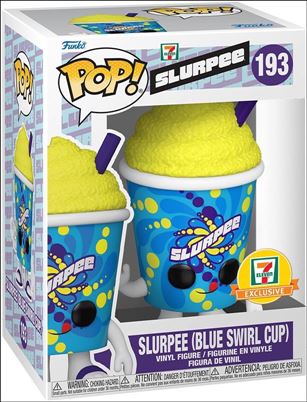POP! Funko - Foodies figure 193 Slurpee (Blue Swirl Cup) 7-Eleven Exclusive