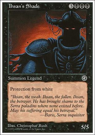 Magic the Gathering: Anthologies (Base Set) card 25 Ihsan's Shade