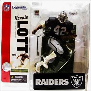 NFL Legends Series 2 figure 5-B Ronnie Lott Oakland Raiders (Chase Figure)