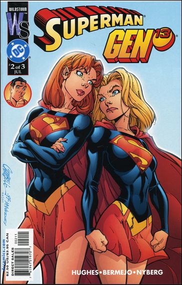 Superman/Gen13 issue 2-B J. Scott Campbell Cover