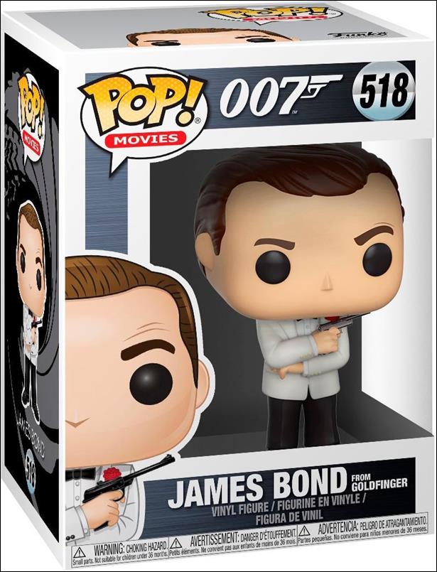 POP! Movies figure 518 James Bond from Goldfinger