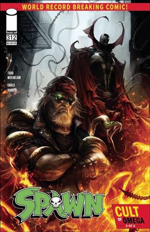 Spawn issue 312 Francesco Mattina Cover