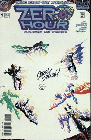 Zero Hour: Crisis in Time issue 1-B Dynamic Forces (Signed by Jerry Ordway) 1/500