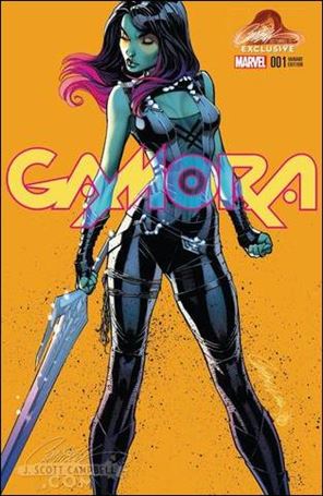 Gamora issue 1-I jscottcampbell.com Orange Background Cover 1/2000