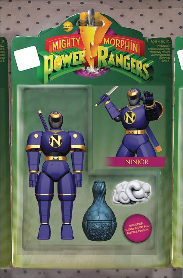 Mighty Morphin Power Rangers issue 23-B Quest Matthews-Martial Action Figure Cover