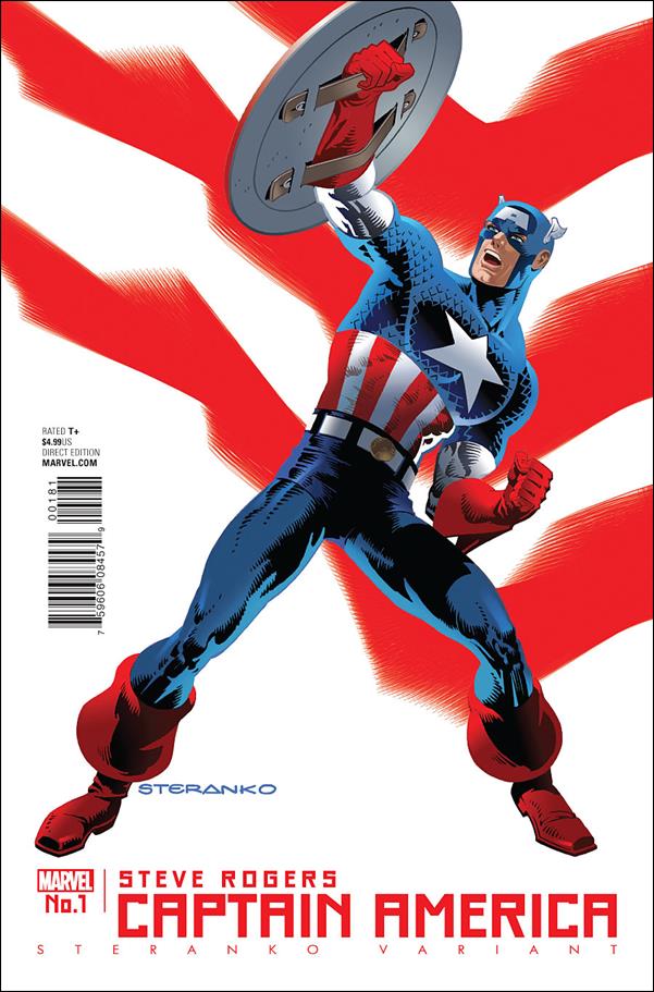 Captain America: Steve Rogers issue 1-D Jim Steranko Cover