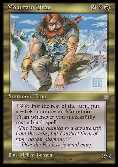 Magic the Gathering: Ice Age (Base Set) card 299 Mountain Titan