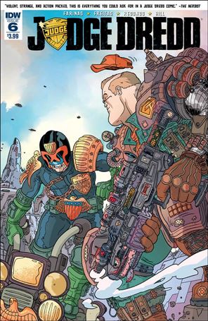 Judge Dredd (2015) issue 6 Ulises Farinas Cover