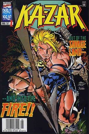Ka-Zar (1997) issue 1-B Newsstand Edition / Price Variant