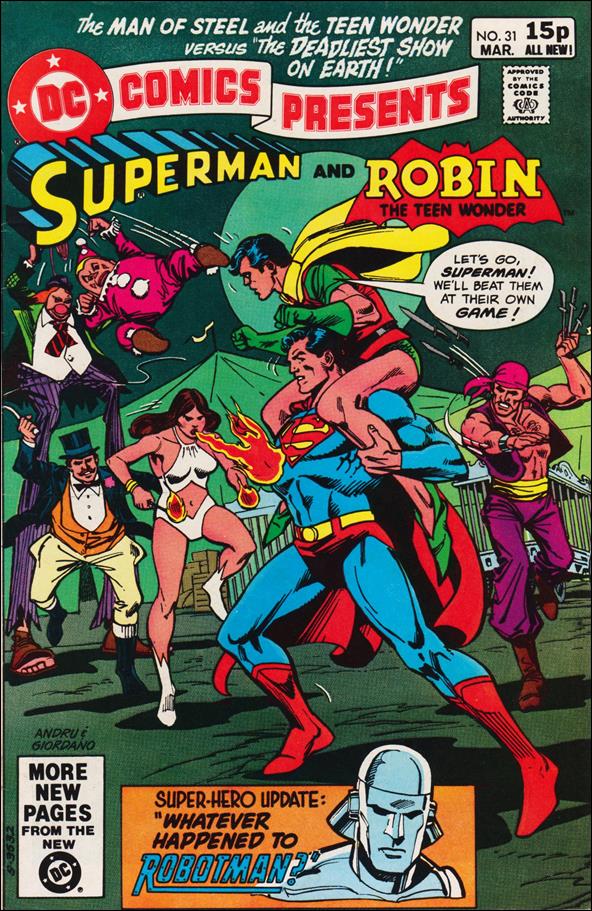 DC Comics Presents issue 31-B UK Price Cover