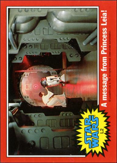 Star Wars Heritage (Promo) card L2 A message from Princess Leia!