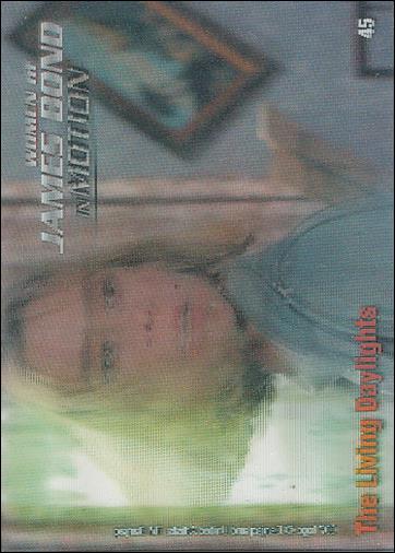 Women of James Bond in Motion (Base Set) card 45 The Living Daylights - Kara Milovy