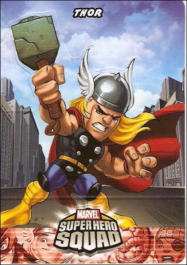 Marvel Super Hero Squad (Pop-Up Subset) card 4 Thor