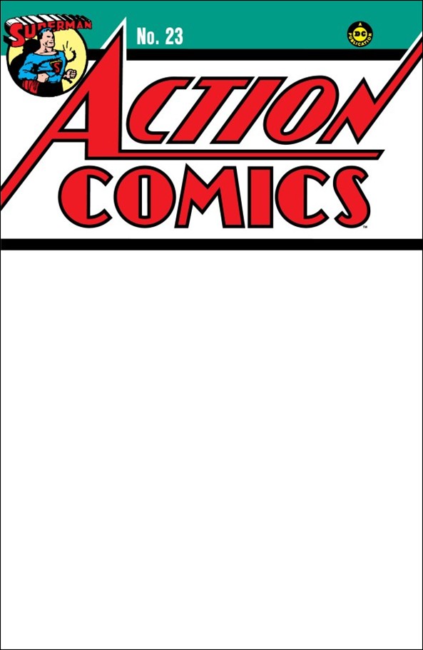 Action Comics (1938) issue 23-C Facsimile Edition 2025 Blank Sketch Cover
