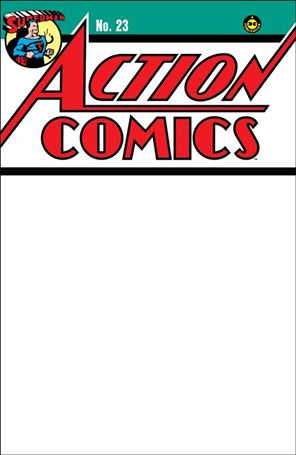 Action Comics (1938) issue 23-C Facsimile Edition 2025 Blank Sketch Cover