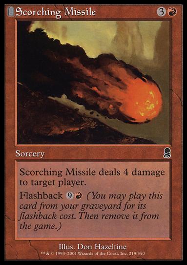 Magic the Gathering: Odyssey (Base Set) card 219 Scorching Missile