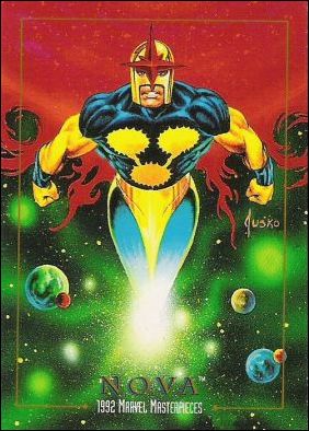 1992 Marvel Masterpieces (Base Set) card 68 Nova