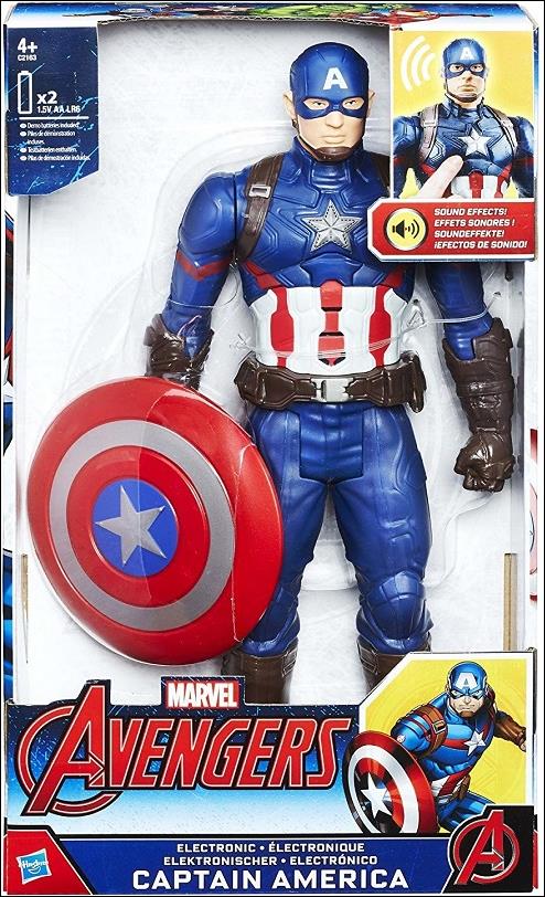 Marvel Titan Hero Series figure 14 Electronic Captain America (Avengers)