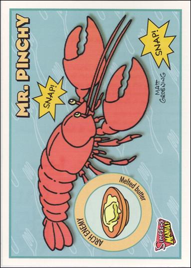 Simpsons Mania! (Base Set) card 31 Mr. Pinchy