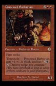 Magic the Gathering: Torment (Base Set) card 111 Possessed Barbarian