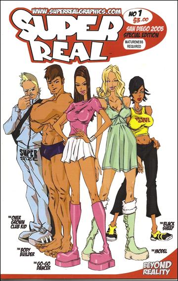 Super Real issue 1-D San Diego Comic-Con Cover