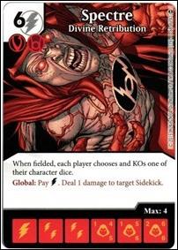 DC Comics Dice Masters War of Light card 68 Spectre: Divine Retribution 