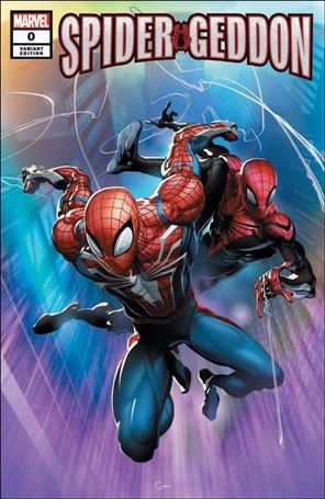 Spider-Geddon issue 0-EF Clayton Crain NYCC Standard Cover