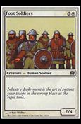 Magic the Gathering: 9th Edition (Base Set) card 14 Foot Soldiers