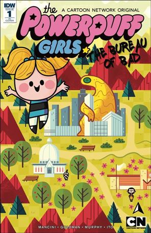 Powerpuff Girls: Bureau Of Bad issue 1-C Andrew Kolb 1:10 Cover