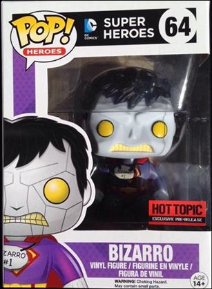 POP! Heroes figure 64 Bizarro Hot Topic Pre-Release