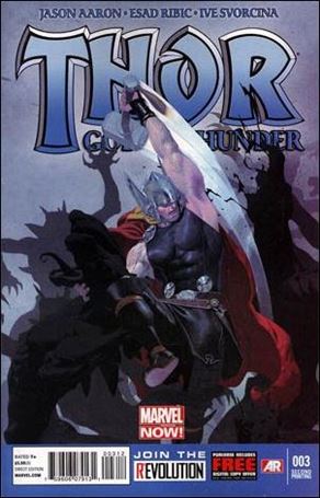 Thor: God of Thunder issue 3-C Esad Ribic Cover (2nd Printing)