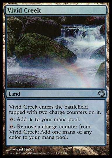 Magic the Gathering: Premium Deck Series: Slivers (Base Set) card 35 Vivid Creek