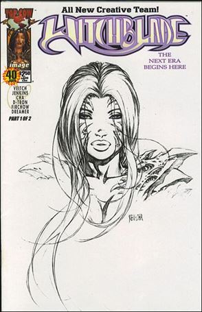 Witchblade (1995) issue 40-C Dynamic Forces Keu Cha Sketch Cover 1/3000