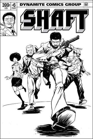 Shaft issue 6-E Sanford Greene 1:15 B&W Cover