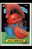 Garbage Pail Kids: Series 09 (Base Set) card 341a Juicy Bruce