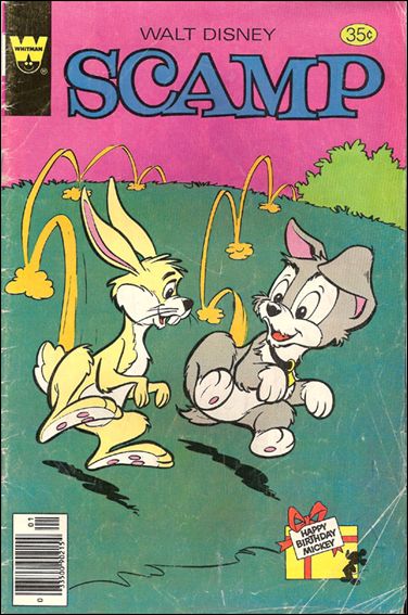 Walt Disney Scamp issue 45-B Whitman Cover