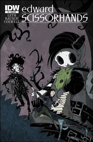 Edward Scissorhands issue 4-B Drew Rausch Subscription Cover
