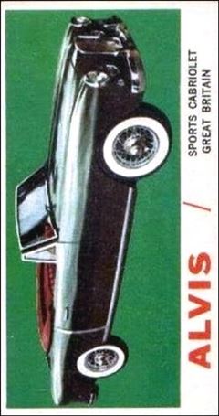 Sports Cars (1961) (Base Set) card 51 Alvis