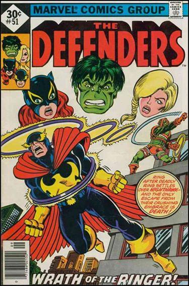 Defenders (1972) issue 51-D Whitman Cover
