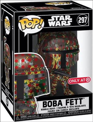 POP! Star Wars figure 297-E Boba Fett (Futura Camo) Target Exclusive
