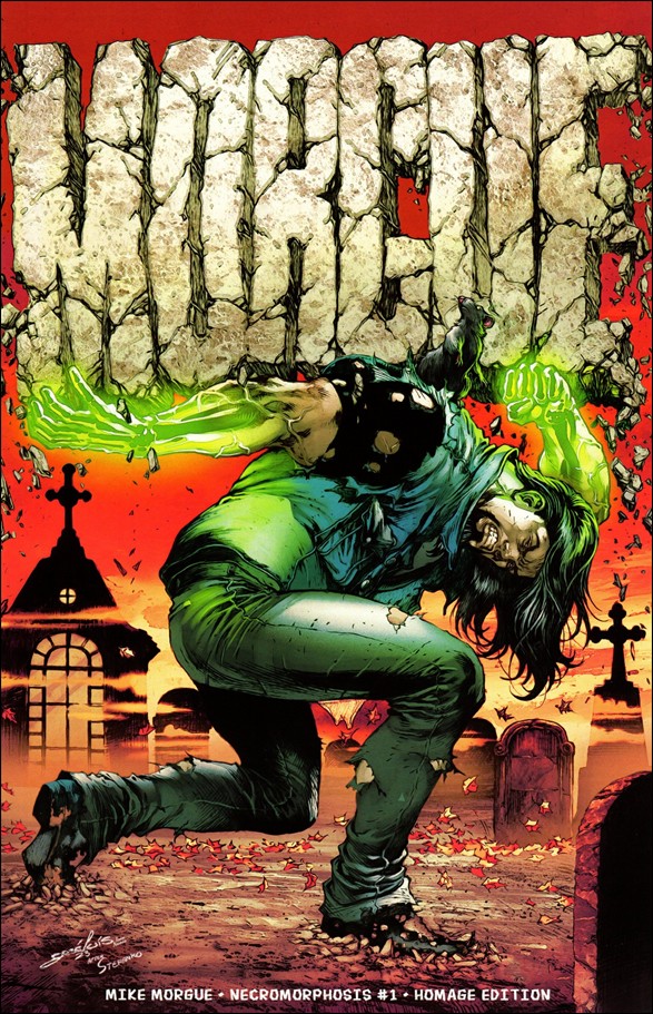 Mike Morgue: Necromorphosis issue 1-B Jose Luis Homage Cover