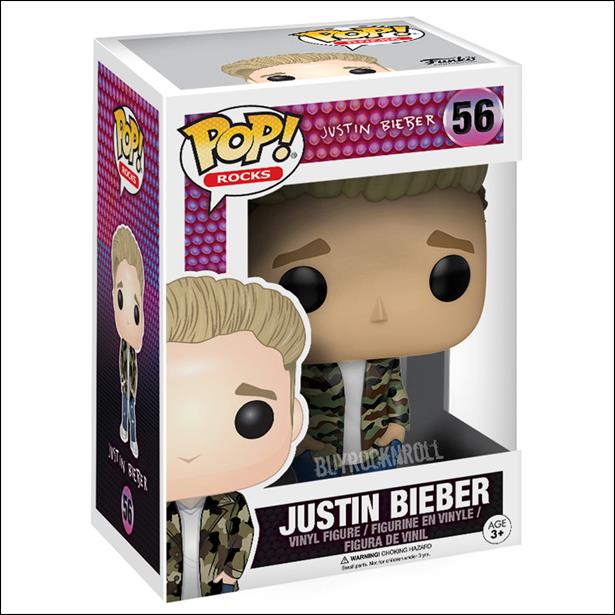 Pop! Rocks figure 56 Justin Bieber