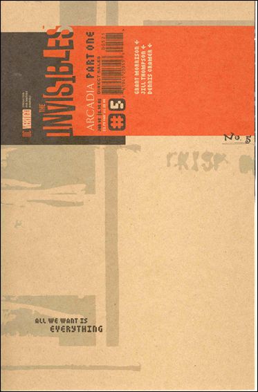 Invisibles (1994) issue 5-C "All We Want is Everything" Cover