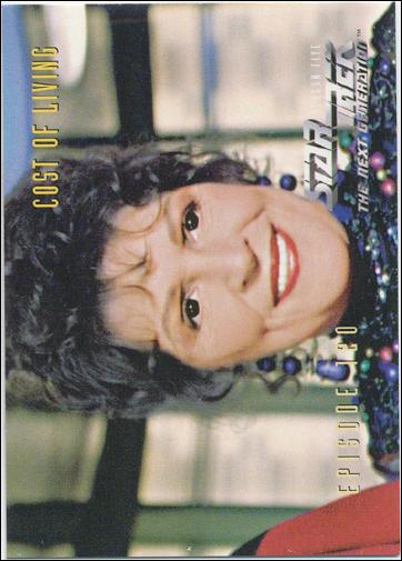 Star Trek: The Next Generation - The Episode Collection Season Five (Base Set) card 487 Cost of Living, Episode 120A