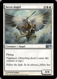 Magic the Gathering: 2014 Core Set (Base Set) card 32 Serra Angel