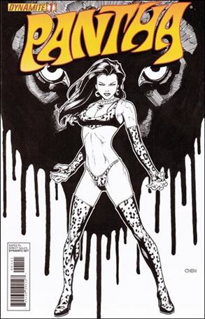 Pantha (2012) issue 1-D Sean Chen 1:15 Black-and-White Cover