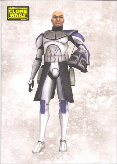 Star Wars: The Clone Wars Trading Card Stickers (Base Set) card 9 Clone Captain Rex