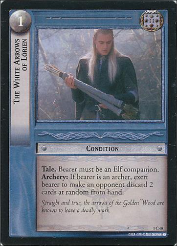 Lord of the Rings: The Fellowship of the Ring (Base Set) card 1 C 68 The White Arrows of Lorien