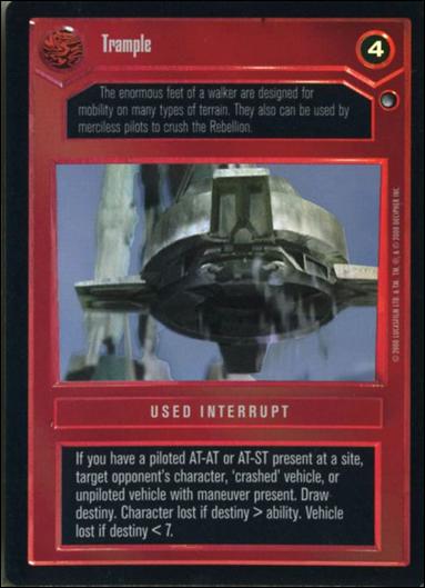 Star Wars: Reflections II: Expanding the Galaxy (Base Set) card 45 Trample