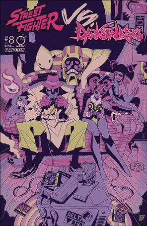 Street Fighter vs Darkstalkers issue 8-B Corey Lewis Cover